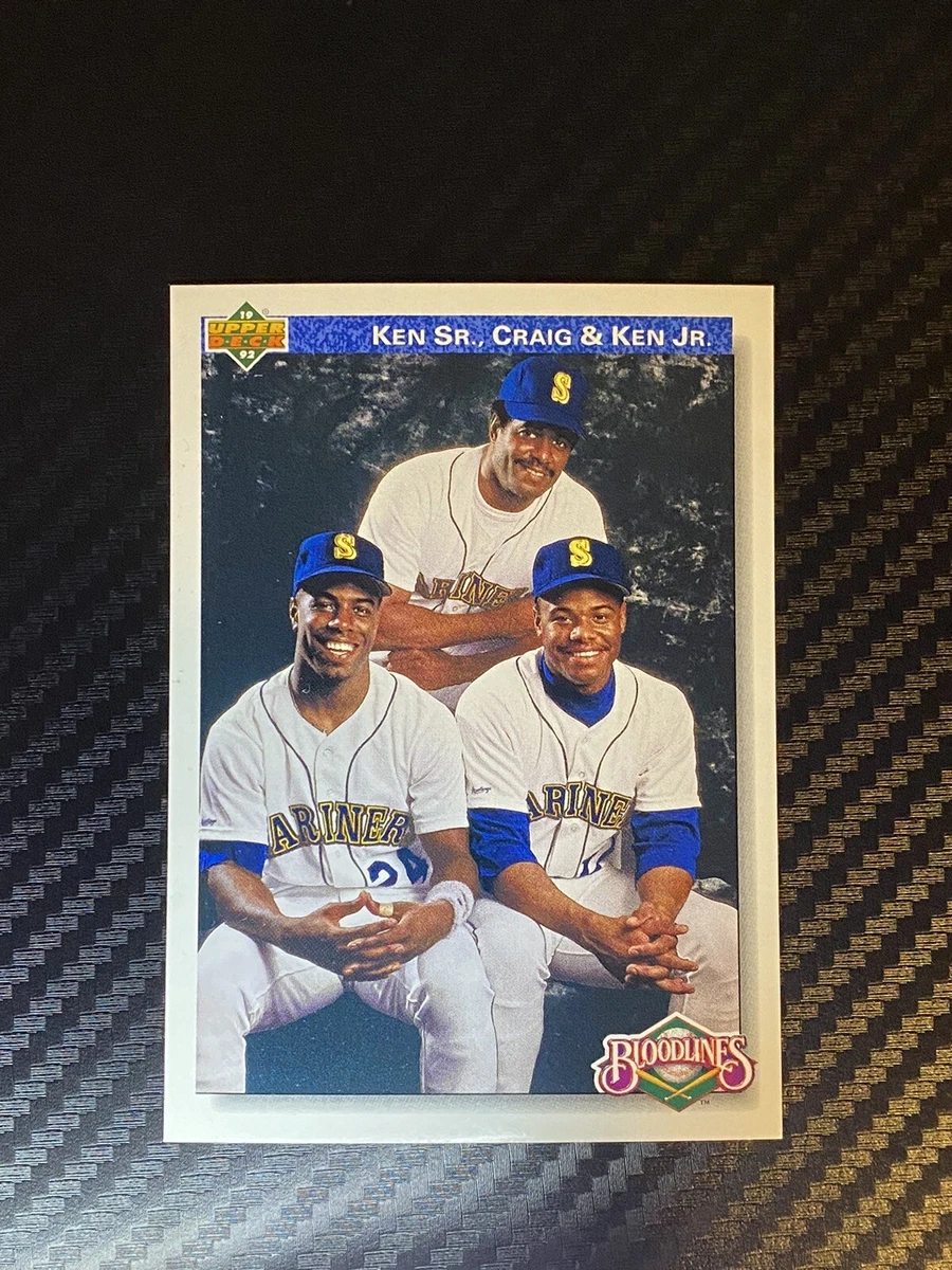 1992 Upper Deck - Craig Griffey Ken Griffey Jr Ken Griffey Sr. #85