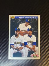 1992 Upper Deck - Bloodlines #85 Ken Griffey, Craig Griffey (RC)