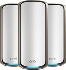NETGEAR Orbi 970 RBE973S Quad-Band Mesh Wi-Fi 7 System - 3 Pack