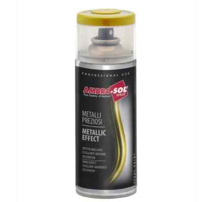 Politur Farbe Spraydose AMBRO-SOL Gold Silber Kupfer Tpo Metalle Prezziosi