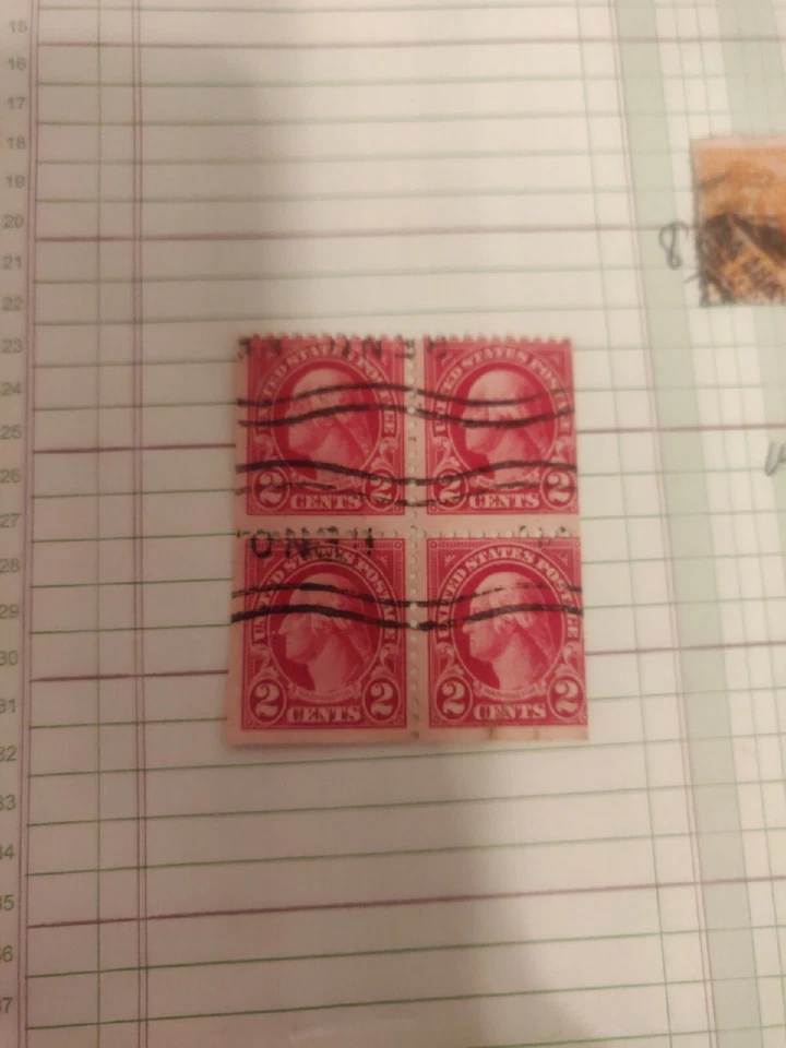 Марка номиналом 2 цента 1932 с изображением Джорджа Вашингтона - Изображение 2 из 2