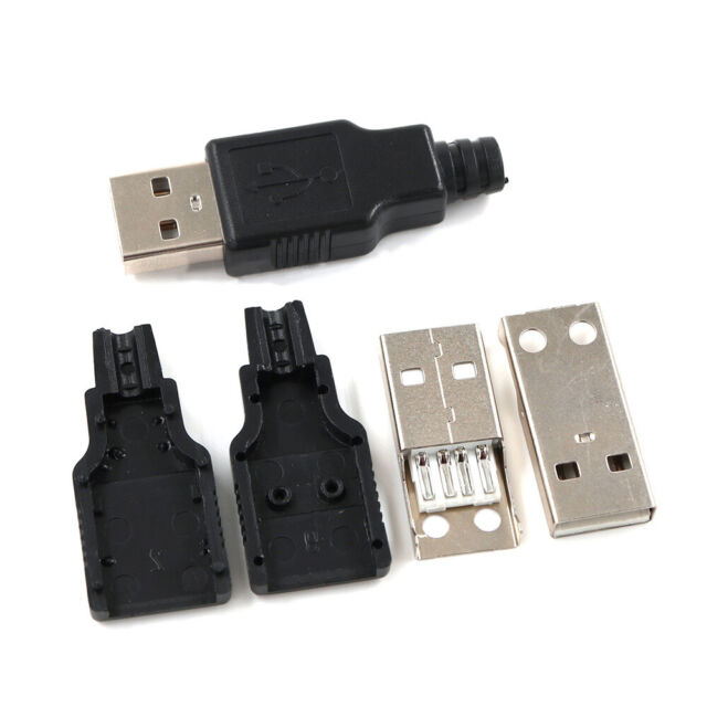 10X USB Type A Connector Port Socket Male Female Plug Solder Adapter Accessory ER11132