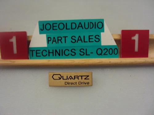 Technics SL-Q200 Turntable Plinth LOGO. Tested. Parting Out Entire SL-Q200