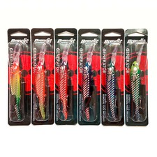 Bandit Generator Chrome Walleye Deep Trolling Crank Minnow Glowing Fishing Lure 