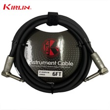 Kirlin 6 FT 1/4" Mono Right-Angle Male/Male Guitar Instrument Pro Audio Cable