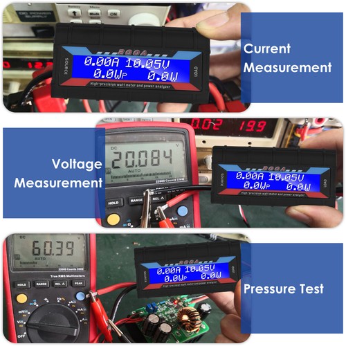 200A DC Digital Monitor Professional DC Battery Monitor Meter LCD Volt Amp FTY - Picture 6 of 12