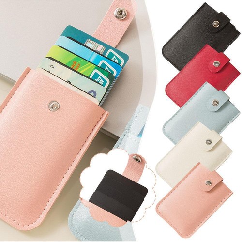 1x Multi-card Slots Small Ladies Gift PU Leather Credit Wallet Card Holder SD34 - Picture 8 of 23