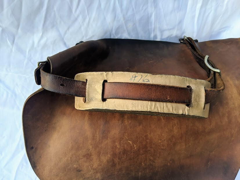 1960s US Postal MERIT Leather Mail Carrier Bag Satche… Gem