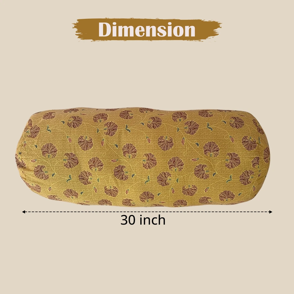 Premium Quality 30-inch Decorative Bolster Pillow - Image 4 of 4