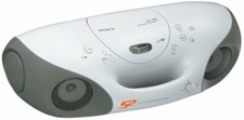 Sony ZS-X10WHITE AM-FM CD Boombox White Reconditioned