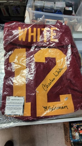 Charles White Autographed Jersey Schwartz Authenticated USC HEISMAN 1979 HOF - Picture 4 of 4