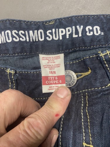 Mossimo Denim Supply Co Juniors Size 1R Short Skinny Jambe Moulinet - Picture 3 of 7