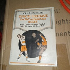 1928  McGregor Goldsmith Official Rules Football Basketball SOCCER Volly Booklet