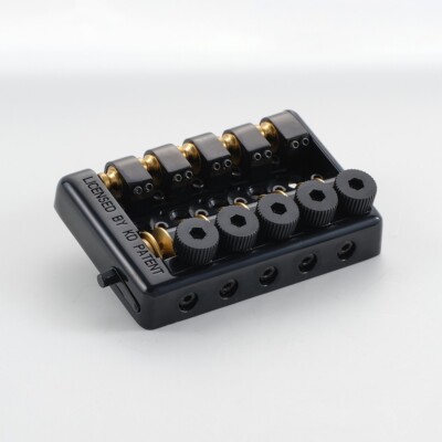 DIY Headless Electric Bass Guitar Bridges for 5 Strings Bass Black FREE SHIP