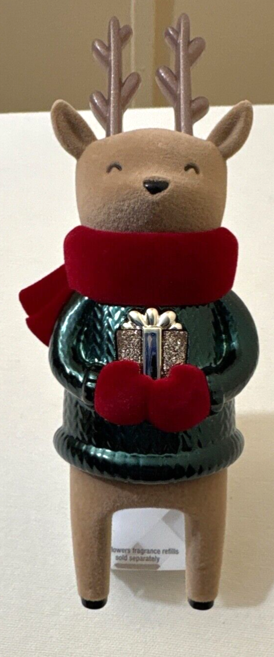Bath & Body Works 2023 Christmas Reindeer Wallflower Plug-In with Present-image