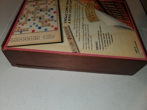 Crucero Juego de Tablero SCRABBLE Colección Estantería de Madera Caja Parker Brothers 2005 - Imagen 21 de 24