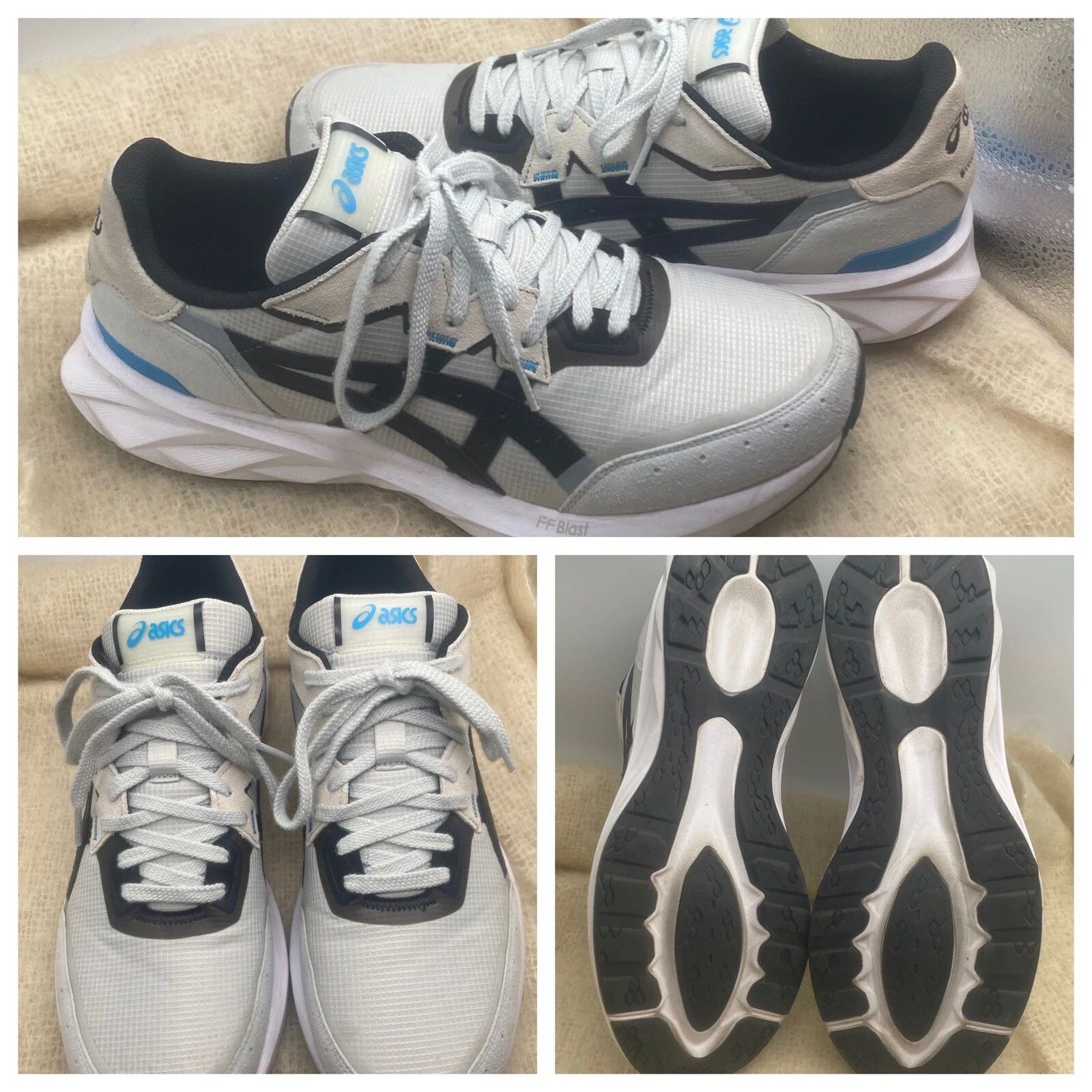 Scarpe da corsa casual uomo Asics Tarter Blast grigio blu 1201A066 028 taglia 10