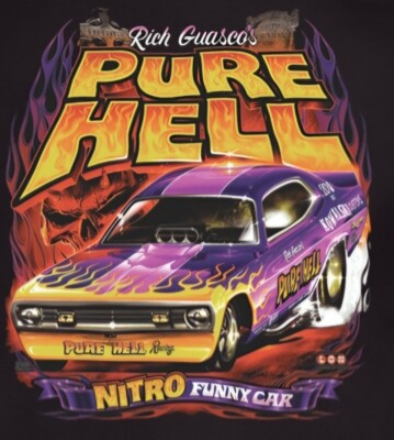 Rich Guasco's Pure Hell Racing AA/FC NITRO (159) MENS Black T-SHIRT 100 ...