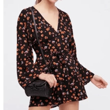 NWOT Free People Floral Romper