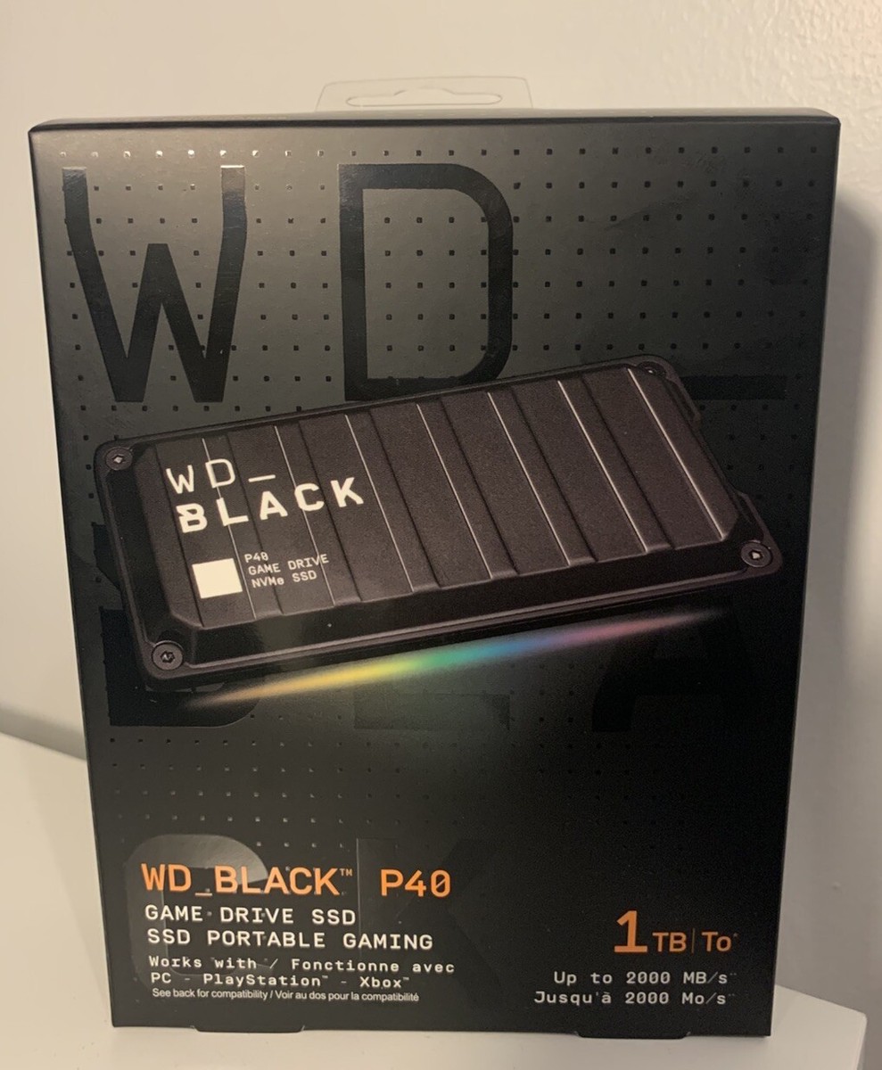 P40 Wd Black Portable Ssd WD_BLACK P40 Game Drive SSD (1TB