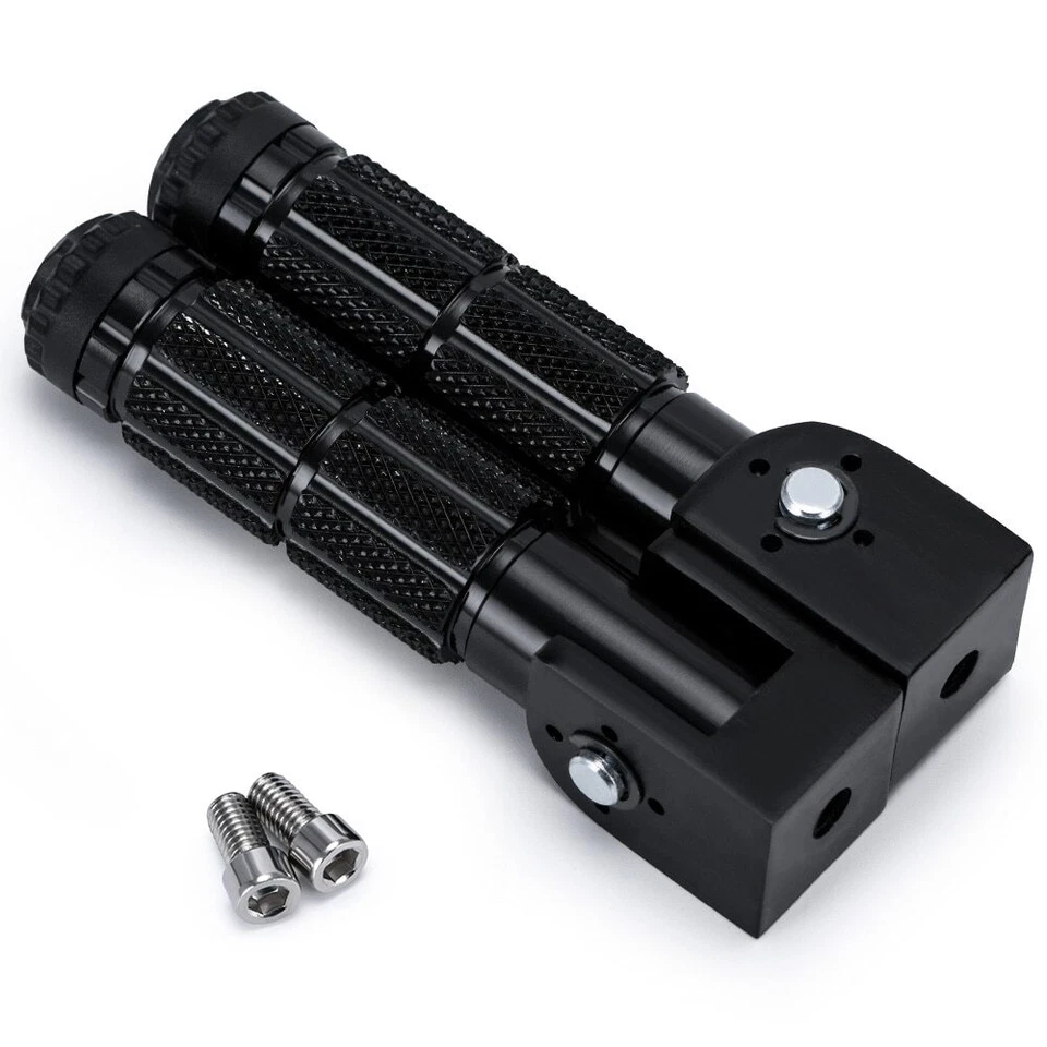 2PCS 8mm Folding Foot Pegs Bike Rider Racing Pedals Pegs Footrest For Motorcycle Foto 2 de 4