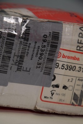 Brembo 09.5390.31 2x brake discs front axle new incl. invoice