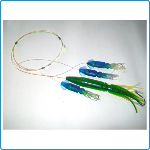 FINALE TRAINA ALTURA SQUID BAIT 24CM KAJIKI24 PESCA TONNO SPADA MARLIN LAMPUGA - Foto 2 di 2