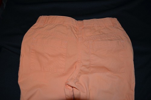 Gymboree TROPICAL GARDEN Orange Bermuda Shorts w/adjustable waist NWT 6 7 8 - Picture 3 of 3