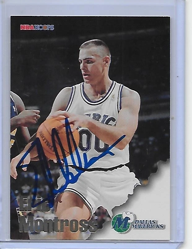 Eric Montross Basketball Autographed Sports Trading Cards