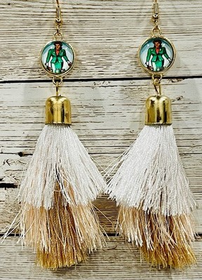 Aretes Artesanales Mexicanos Con Pompons Mexikanische Quaste Pompons Ohrringe