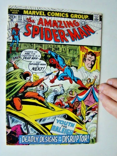 Amazing Spider-Man #117 John Romita Art Marvel Comics 1973 VG/FN