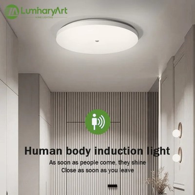 LED Ceiling Light Motion Sensor Human Infrared Staircase Garage Corridor