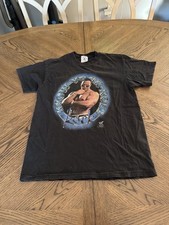 Vintage 1990s Wwf Wwe Wrestling Graphic T shirt The Rock Dwayne Johnson Youth