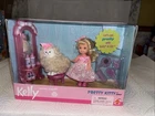 New Mattel Barbie Kelly Pretty Kitty Giftset w/kitty Styling Vanity RARE Vintage