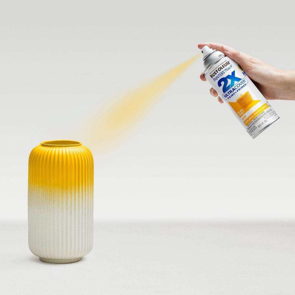 12 oz Gloss Golden Sunset General Purpose Spray Paint Exterior/Interior Protect