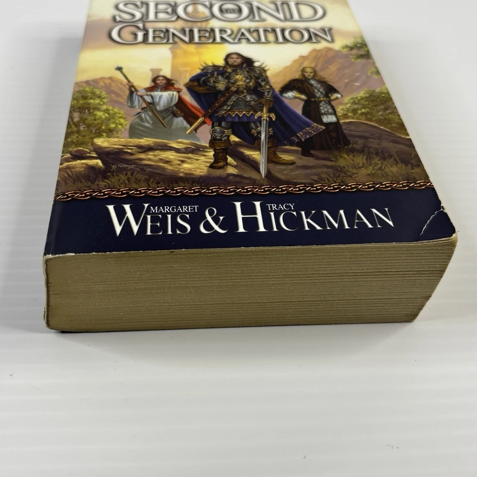 Dragonlance The Second Generation Paperback Book Margaret Weis Tracy Hickman - image 4 of 4