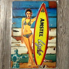 Amstel Light Beer 8 x 12 Novelty Metal Sign Made In USA New!