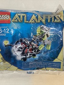 Lot Lego Atlantis Mini Sub 30042 & City Helicopter 4900 Polybag Sealed