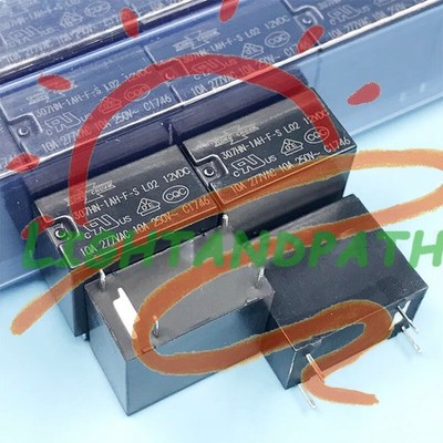 1Pce 307HN-1AH-F-S L02 12VDC  Power Relay 10A 277VAC 4Pins #Li
