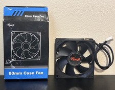Rosewill 80mm Case Fan Model RFA-80-K UNUSED FAN ONLY, For Computer Color CLEAN