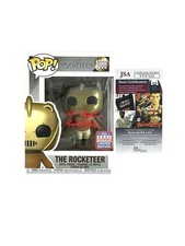 The Rocketeer Mike DeLuna Rare Vaulted 2021 Signed Funko Pop Figure JSA COA 🚀