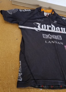 Hincapie Men's X-Large Black "Jodan" SS FZ Cycling Jersey (#210)