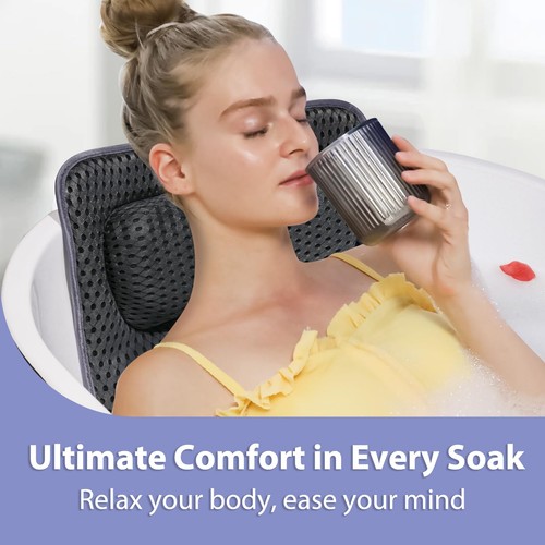 Full Body Bath Pillow for Tub - Luxury Bathtub Pillow for Full Back, Head and... - Picture 2 of 9