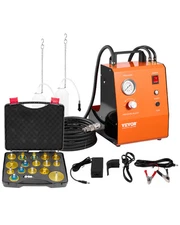 VEVOR 110V Electric Complete Brake Fluid Adapter Kit for Both DC & AC Power