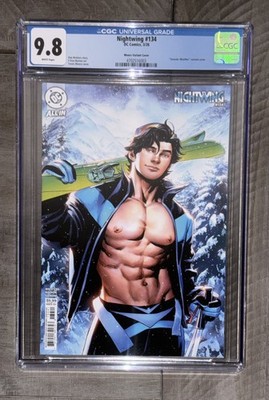 Nightwing #134 CGC 9.8ravis Moore Sweater Weather Variant  Cover E T (2025)