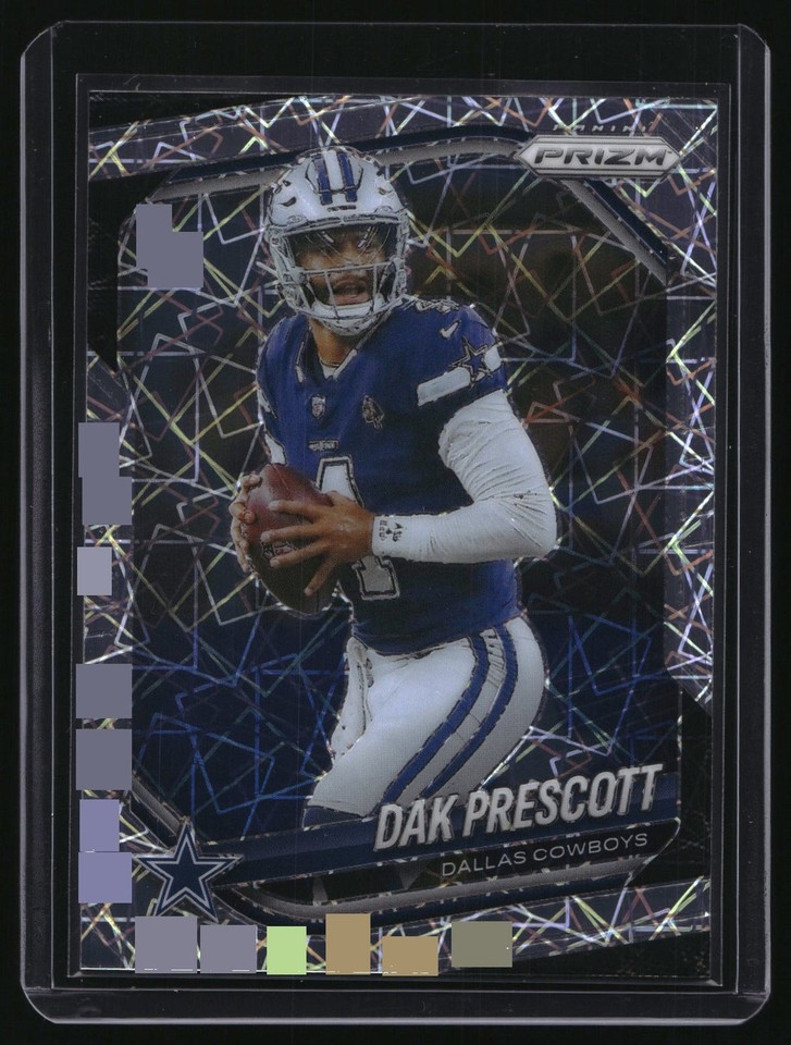 2025 Panini Prizm Dak Prescott #57 Lazer Dallas Cowboys