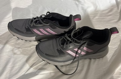 Adidas Womens Runfalcon 2.0 TR FZ3584 Gray Running Shoes Sneakers Size 8