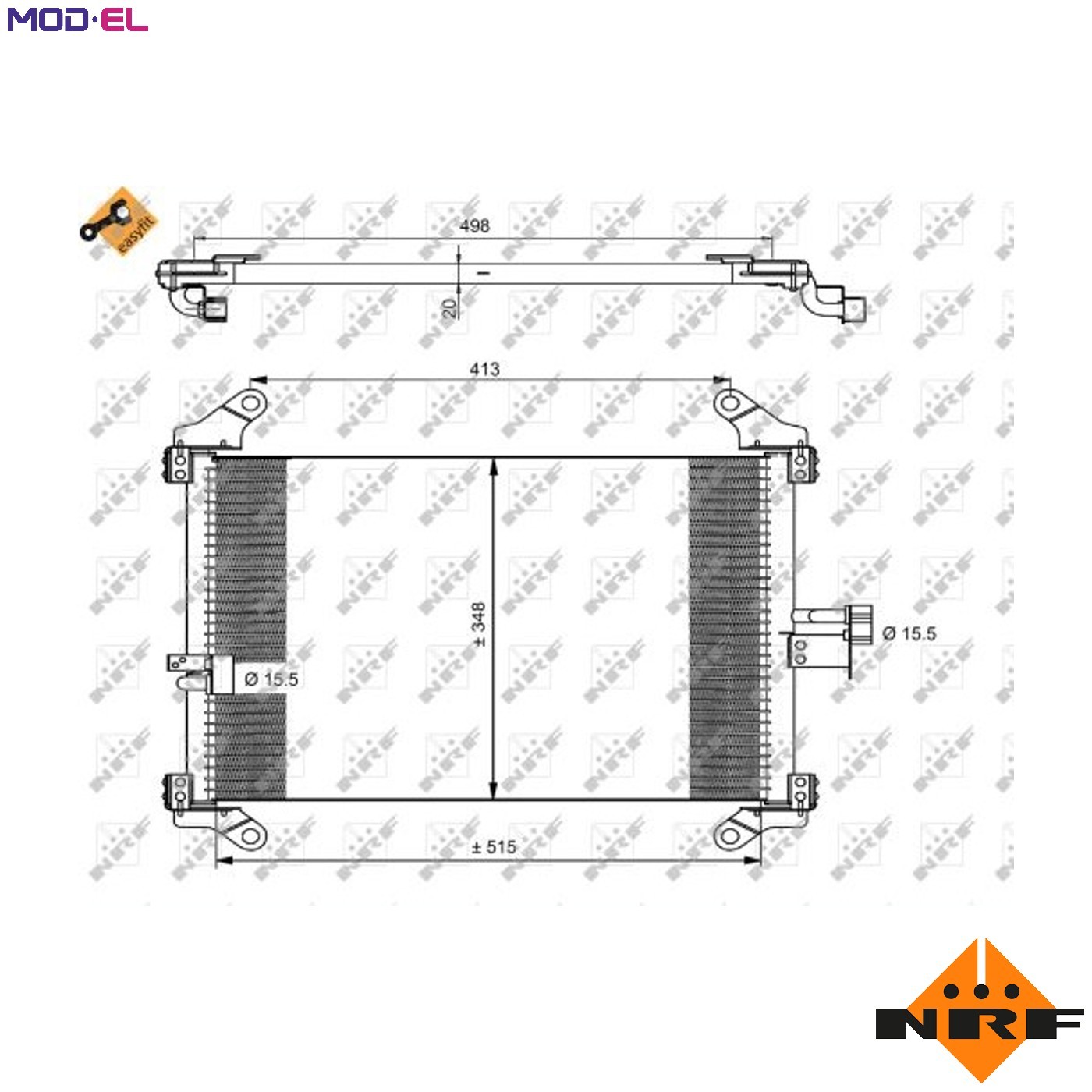 Air Con Condenser fits FIAT DUCATO 230, 244 2.0D 01 to 02 RHV AC Conditioning - Image 26