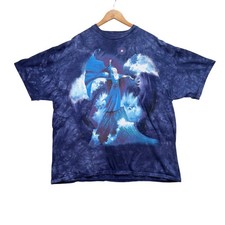 Camiseta Súper RARA The Mountain Fantasy Water Wizard Tie Dye Merlin Adulto 2XL