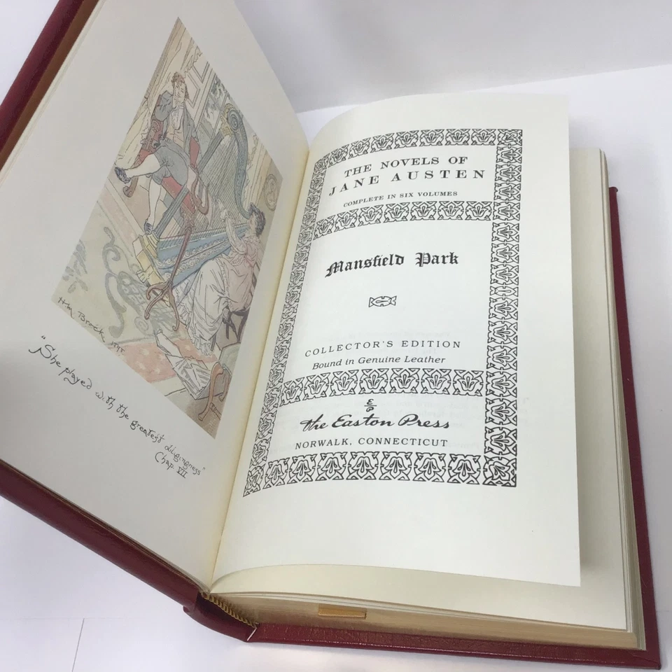 Easton Press JANE AUSTEN  Mansfield Park Collector’s Ed Easton press 1996 Foto 3 de 4